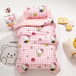 Three-piece kindergarten quilt set, six-piece children's nap quilt set, cotton quilt cover set for preschoolers Three-piece kindergarten quilt set, six-piece children's nap quilt set, cotton quilt cover set for preschoolers