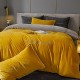 Class A high-end four-piece baby fleece set, milk fleece, coral fleece, baby fleece sheets, and quilt covers, thickened bedding
