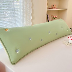 Nordic-style thickened double pillowcase, 1.2m long, extra-long couple pillowcase, 1.5m quilted pillowcase for women. Nordic-style thickened double pillowcase, 1.2m long, extra-long couple pillowcase, 1.5m quilted pillowcase for women.