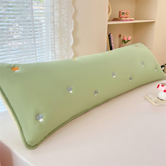 Nordic-style thickened double pillowcase, 1.2m long, extra-long couple pillowcase, 1.5m quilted pillowcase for women.
