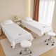 Pure cotton beauty salon-grade solid-color bed sheets, pure cotton beauty salon spa massage therapy and body shaping sheets with holes