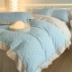 Luxury Milk Fleece Four-Piece Bedding Set, Light Luxury Coral Fleece Bedsheet Single quilt cover for baby plush fitted sheet, 2023 new models Luxury Milk Fleece Four-Piece Bedding Set, Light Luxury Coral Fleece Bedsheet Single quilt cover for baby plush fitted sheet, 2023 new models