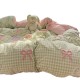 INS four-piece bow-knot washed cotton set, girly towel embroidered plaid quilt cover, three-piece set for student dormitories INS four-piece bow-knot washed cotton set, girly towel embroidered plaid quilt cover, three-piece set for student dormitories