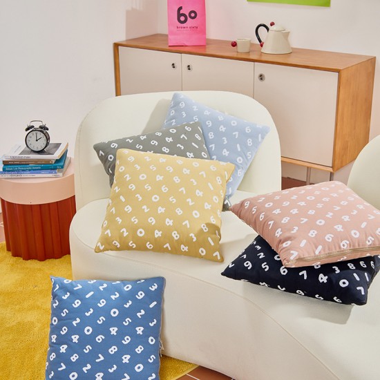 Folding pillow/quilt, dual-use, simple car lumbar pillow, sofa cushion, refreshing office/dormitory nap air-conditioning quilt