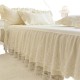 Summer solid color lace bed skirt, one-piece, French-style, high-end princess-style lace bedspread, thin, dust-proof and concealing Summer solid color lace bed skirt, one-piece, French-style, high-end princess-style lace bedspread, thin, dust-proof and concealing