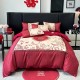 Chinese-style wedding four-piece set, red bed sheet and quilt cover, wedding bedding, wedding room wedding quilt fiber Chinese-style wedding four-piece set, red bed sheet and quilt cover, wedding bedding, wedding room wedding quilt fiber