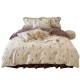 New Class A maternity and baby-grade four-piece set with cartoon yarn-dyed embroidery, 100% cotton bedding sheets, bed skirt, and quilt cover New Class A maternity and baby-grade four-piece set with cartoon yarn-dyed embroidery, 100% cotton bedding sheets, bed skirt, and quilt cover