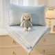 Princess style milk velvet three-piece set, thickened quilted bed sheet, four-season warm mattress cover, kang blanket.