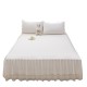 New summer solid color princess lace bed sheet Skirt-style bedspread with lace trim, double bed cover, thin dust cover New summer solid color princess lace bed sheet Skirt-style bedspread with lace trim, double bed cover, thin dust cover