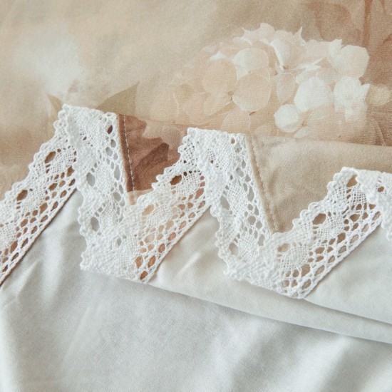 Princess-style three-piece bed skirt, single-piece bedspread, 1.8m, non-slip lace, all-cotton bed cover, bed apron