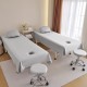 Pure cotton beauty salon-grade solid-color bed sheets, pure cotton beauty salon spa massage therapy and body shaping sheets with holes