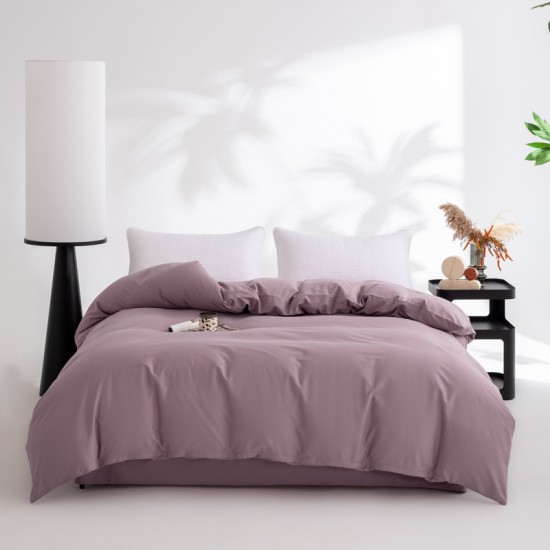 60-thread count thickened brushed cotton duvet cover, single quilt cover, 100% cotton, 160x210, autumn and winter 1.5m four-piece sheet set. 60-thread count thickened brushed cotton duvet cover, single quilt cover, 100% cotton, 160x210, autumn and winter 1.5m four-piece sheet set.