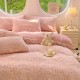 Thick rabbit fur plush milk fleece four-piece bed set, 2024 new coral fleece winter double-sided fleece quilt cover and sheets Thick rabbit fur plush milk fleece four-piece bed set, 2024 new coral fleece winter double-sided fleece quilt cover and sheets