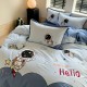 INS children's boys' four-piece cotton bedding set with astronaut cartoon 100, three-piece cotton sheet and quilt cover set INS children's boys' four-piece cotton bedding set with astronaut cartoon 100, three-piece cotton sheet and quilt cover set