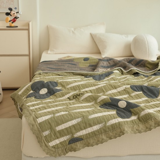 Ten-layer cotton gauze blanket, towel blanket, summer air-conditioning quilt, summer sofa blanket, small nap blanket Ten-layer cotton gauze blanket, towel blanket, summer air-conditioning quilt, summer sofa blanket, small nap blanket