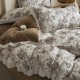 2025 autumn/winter new cotton and fleece double-layer yarn thickened milk fleece four-piece set, Korean princess-style sheets 2025 autumn/winter new cotton and fleece double-layer yarn thickened milk fleece four-piece set, Korean princess-style sheets