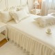 Summer solid color lace bed skirt, one-piece, French-style, high-end princess-style lace bedspread, thin, dust-proof and concealing Summer solid color lace bed skirt, one-piece, French-style, high-end princess-style lace bedspread, thin, dust-proof and concealing