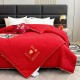Bridal red summer quilt, air-conditioning quilt, fiber knitted cotton, spring, autumn, and winter quilt core, mother-and-child quilt, wedding supplies Wedding Bridal red summer quilt, air-conditioning quilt, fiber knitted cotton, spring, autumn, and winter quilt core, mother-and-child quilt, wedding supplies Wedding