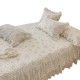 Cotton bed skirt, 2025 new four-piece set with quilted cotton trim and fresh floral print for all seasons Cotton bed skirt, 2025 new four-piece set with quilted cotton trim and fresh floral print for all seasons