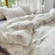 Class A mother and baby four-piece cotton double-layer yarn set, 100% cotton duvet cover and three-piece sheet set for autumn and winter, a fresh and elegant look Class A mother and baby four-piece cotton double-layer yarn set, 100% cotton duvet cover and three-piece sheet set for autumn and winter, a fresh and elegant look