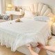 Princess-style fitted sheet, bed skirt, two-in-one bed cover, one-piece, quilted, four-season bed sheet with skirted apron Princess-style fitted sheet, bed skirt, two-in-one bed cover, one-piece, quilted, four-season bed sheet with skirted apron