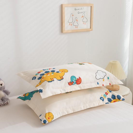 Cotton children's cartoon cute pillowcases (30x50, single, pure cotton pillowcases, 40x60, envelope-shaped pillowcases, wholesale).