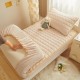 Student dormitory fitted sheet, 90x190mm, single fitted sheet, thickened milk coral fleece Thin mattress protector Student dormitory fitted sheet, 90x190mm, single fitted sheet, thickened milk coral fleece Thin mattress protector