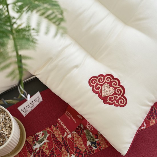 High-end wedding pillow core, Chinese-style wedding pillow, neck support pillow Wedding pillows and bedding for newlyweds' rooms High-end wedding pillow core, Chinese-style wedding pillow, neck support pillow Wedding pillows and bedding for newlyweds' rooms