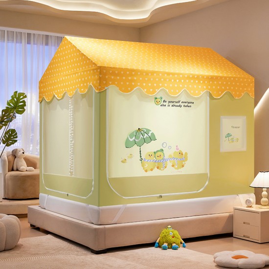 Children's anti-fall mosquito net for home bedroom, 2025 new Mongolian yurt, baby anti-fall bed tent, bed tent for girls Children's anti-fall mosquito net for home bedroom, 2025 new Mongolian yurt, baby anti-fall bed tent, bed tent for girls