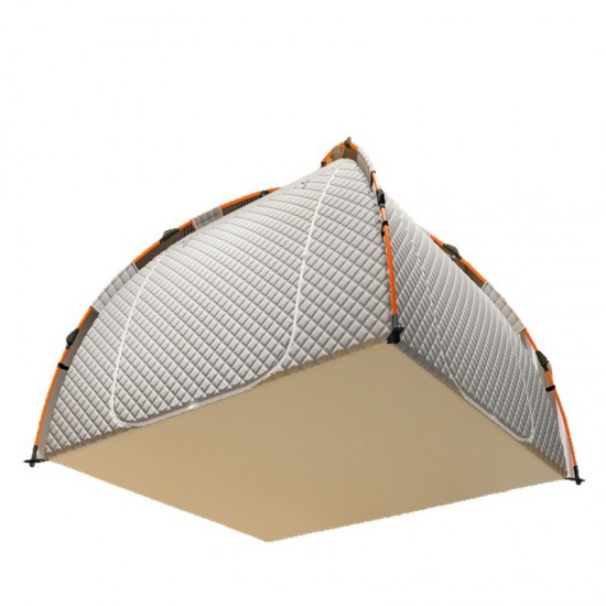 New warm bed tent mosquito net, full blackout, fully enclosed, insulated, windproof winter curtains, home indoor bed curtains.