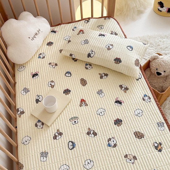 Baby pure cotton sheets, patchwork bed sheet, all-cotton bed cover, newborn crib fitted sheet, kindergarten crib cover, children's mattress Baby pure cotton sheets, patchwork bed sheet, all-cotton bed cover, newborn crib fitted sheet, kindergarten crib cover, children's mattress