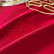 High-end Chinese wedding four-piece set, bright red, washed cotton quilt cover, wedding quilt, newlyweds' dowry bedding High-end Chinese wedding four-piece set, bright red, washed cotton quilt cover, wedding quilt, newlyweds' dowry bedding