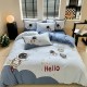 INS children's boys' four-piece cotton bedding set with astronaut cartoon 100, three-piece cotton sheet and quilt cover set INS children's boys' four-piece cotton bedding set with astronaut cartoon 100, three-piece cotton sheet and quilt cover set
