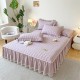 Solid color washed cotton quilted bed skirt, one-piece, non-slip, spring and summer bedspread, bed skirt, 2025 new summer style. Solid color washed cotton quilted bed skirt, one-piece, non-slip, spring and summer bedspread, bed skirt, 2025 new summer style.