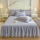 Summer solid color lace bed skirt, one-piece, French-style, high-end princess-style lace bedspread, thin, dust-proof and concealing Summer solid color lace bed skirt, one-piece, French-style, high-end princess-style lace bedspread, thin, dust-proof and concealing