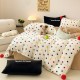 INS American-style autumn and winter thickened and warm milk fleece, girly fairy polka dot four-piece coral fleece set, 1.5m x 1.8m INS American-style autumn and winter thickened and warm milk fleece, girly fairy polka dot four-piece coral fleece set, 1.5m x 1.8m