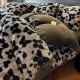 Winter rabbit fur four-piece set, Class A milk velvet sheets, duvet cover, southern Three-piece flannel bedding set with coral fleece