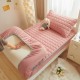 Student dormitory fitted sheet, 90x190mm, single fitted sheet, thickened milk coral fleece Thin mattress protector Student dormitory fitted sheet, 90x190mm, single fitted sheet, thickened milk coral fleece Thin mattress protector