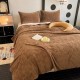 Faux rabbit fur blanket, nap blanket, coral fleece thickened fleece sheets, office sofa milk fleece throw blanket for export Faux rabbit fur blanket, nap blanket, coral fleece thickened fleece sheets, office sofa milk fleece throw blanket for export