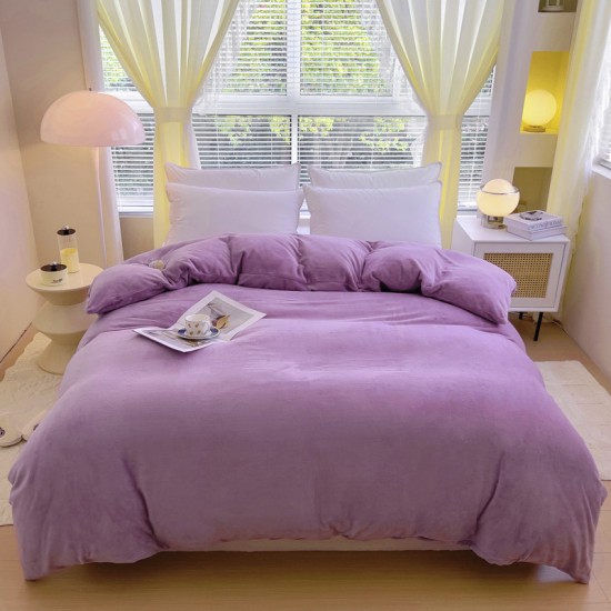 Winter coral milk fleece quilt cover, 248*248 thickened and plush, extra-large flannel quilt cover, 230x250 mm Winter coral milk fleece quilt cover, 248*248 thickened and plush, extra-large flannel quilt cover, 230x250 mm