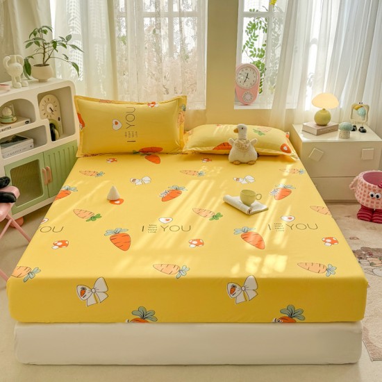 2025 new fitted sheet, one-piece, Simmons mattress, washed cotton dust-proof cover. 2025 new fitted sheet, one-piece, Simmons mattress, washed cotton dust-proof cover.