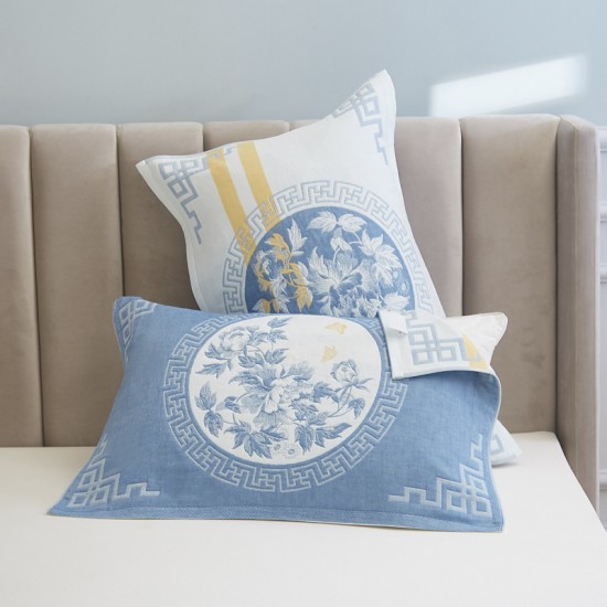 Pair of pure cotton pillowcases for student dormitories, non-slip, internet-famous, vintage pillowcases for home use Pair of pure cotton pillowcases for student dormitories, non-slip, internet-famous, vintage pillowcases for home use