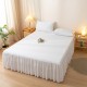 Bed skirt, single-piece dust cover, protective cover, 1.5m/1.8m bed skirt, non-slip lace bed sheet, floor-length, concealing. Bed skirt, single-piece dust cover, protective cover, 1.5m/1.8m bed skirt, non-slip lace bed sheet, floor-length, concealing.