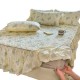 2025 new fitted sheet, four-piece. Seasonal universal pure cotton bedspread, 100% cotton thickened quilted bed skirt, three-piece mattress protector set. 2025 new fitted sheet, four-piece. Seasonal universal pure cotton bedspread, 100% cotton thickened quilted bed skirt, three-piece mattress protector set.
