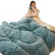 Large jacquard milk fleece winter quilt with core for warmth and thickness, suitable for single and double beds in all seasons, summer, spring, and autumn. Large jacquard milk fleece winter quilt with core for warmth and thickness, suitable for single and double beds in all seasons, summer, spring, and autumn.