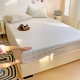INS simple washed cotton fitted sheet, single-piece, thickened bed cover, dust cover, mattress protector, and non-slip three-piece bed sheet set. INS simple washed cotton fitted sheet, single-piece, thickened bed cover, dust cover, mattress protector, and non-slip three-piece bed sheet set.