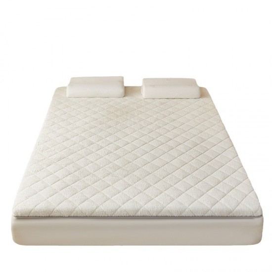 Thick winter milk fleece mattress with cushions for home use, plush sheets for student dormitories, plush mattress pads. Thick winter milk fleece mattress with cushions for home use, plush sheets for student dormitories, plush mattress pads.