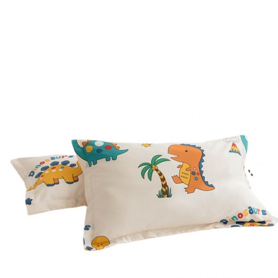 Cotton children's cartoon cute pillowcases (30x50, single, pure cotton pillowcases, 40x60, envelope-shaped pillowcases, wholesale).