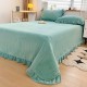 2024 Autumn/Winter milk velvet lace bed cover, anti-static, quilted, thickened, non-slip solid color bed cover set (three-piece set) 2024 Autumn/Winter milk velvet lace bed cover, anti-static, quilted, thickened, non-slip solid color bed cover set (three-piece set)