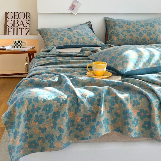 High-end long-staple cotton, double-layered yarn, summer sheet, 100% cotton. Sweat-absorbent single and double mattresses with a retro minimalist style. High-end long-staple cotton, double-layered yarn, summer sheet, 100% cotton. Sweat-absorbent single and double mattresses with a retro minimalist style.